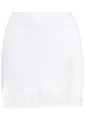 Alexander Wang corded-lace high-waist skirt - White