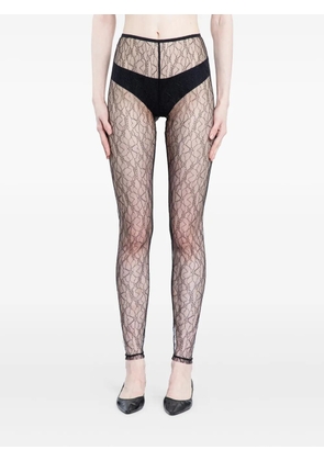 The Garment Dream lace-pattern leggings - Black