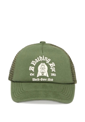 A BATHING APE® logo-print cap - Green