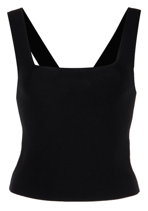 Matteau square neck vest top - Black