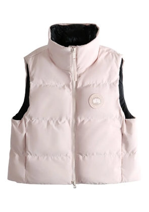 Canada Goose zip-up logo-patch gilet - Pink