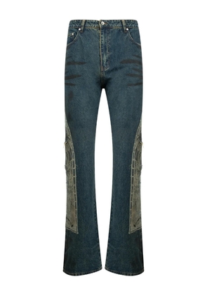 Who Decides War Mechanic graphic jeans - Blue