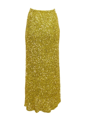 NEVER FULLY DRESSED Dorris sequin skirt - Yellow