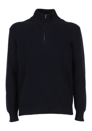 Ballantyne half-zipped sweater - Blue