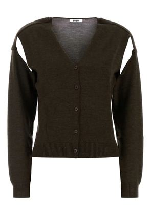 Gimaguas Coucou cutout cardigan - Brown