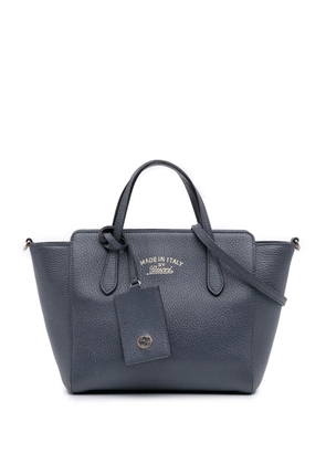 Gucci Pre-Owned 2016-2025 Mini Leather Swing satchel - Blue