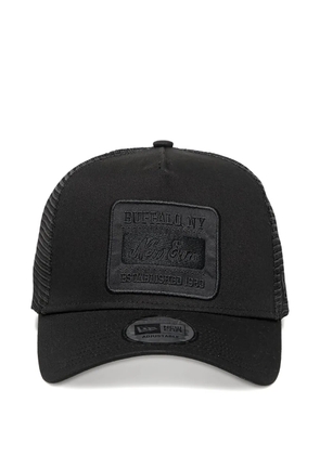 NEW ERA CAP tonal-patch trucker cap - Black