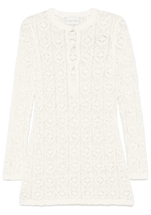 LouLou de Saison Evan lace dress - Neutrals