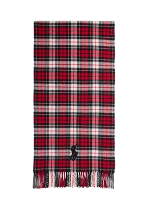 Polo Ralph Lauren fringed scarf - Red