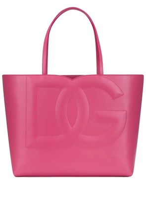 Dolce & Gabbana medium DG Logo tote bag - Pink