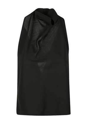 La Collection Jeanne button top - Black