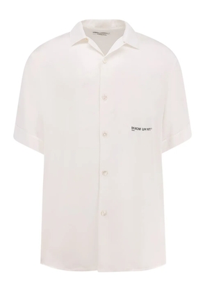 Ih Nom Uh Nit logo-print short-sleeve shirt - White