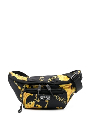 Versace Jeans Couture Chain Couture-print belt bag - Black