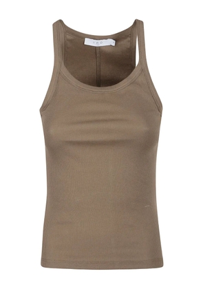 IRO ribbed tank top - Brown