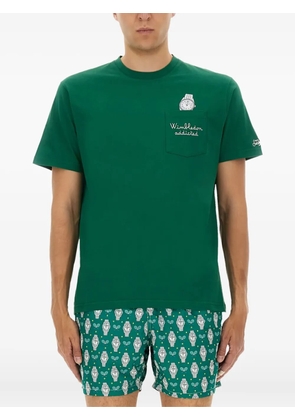 MC2 Saint Barth Austin pocket-watch printed T-shirt - Green