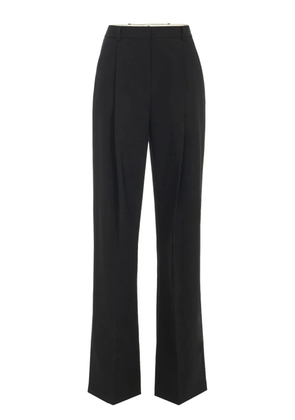 Elisabetta Franchi pleated crepe tailored trousers - Black