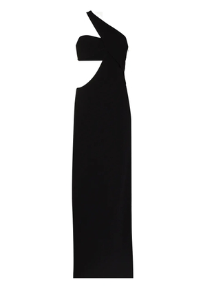 Mônot one-shoulder cut-out maxi dress - Black