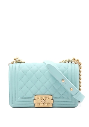 CHANEL Pre-Owned 2018-2019 small Boy Chanel shoulder bag - Blue