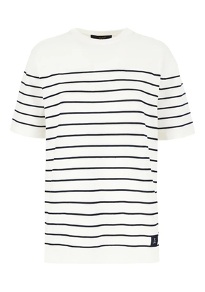 Seafarer striped short-sleeved T-shirt - White