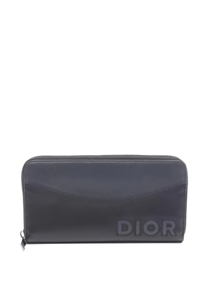 Christian Dior Pre-Owned 2010s logo-detail leather wallet - Black