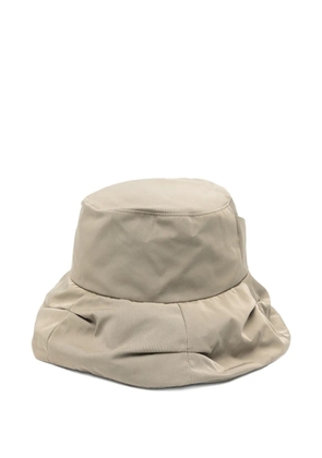 Y's gathered hat - Neutrals