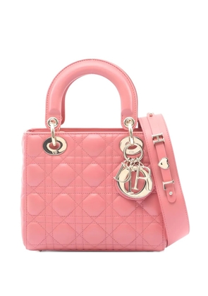 Christian Dior Pre-Owned small Lady Dior quilted-leather tote bag - Pink