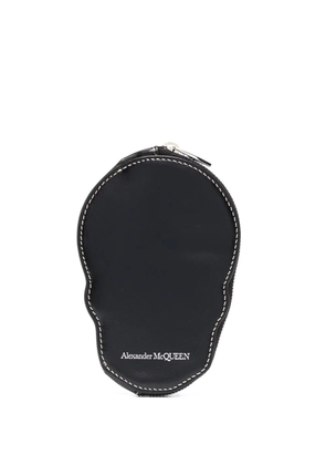Alexander McQueen Skull all-around zip wallet - Black