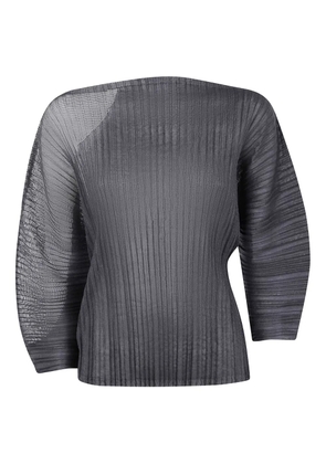 Liviana Conti pleated top - Grey