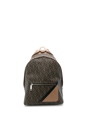 FENDI Chiodo Diagonal FF-print backpack - Brown