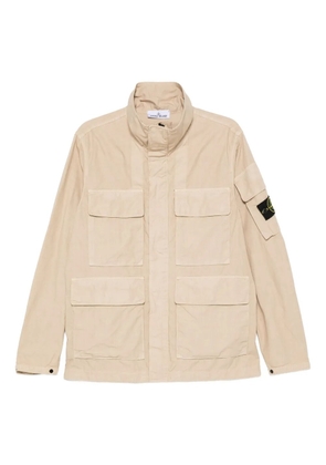 Stone Island multiple-pockets cotton military jacket - Neutrals