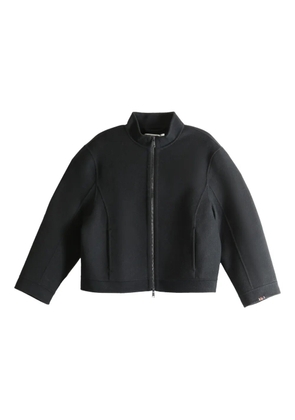 extreme cashmere zipped bomber jacket - Black