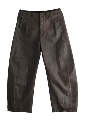 Omar Afridi pleated trousers - Brown