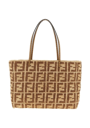 FENDI FF-motif tote bag - Neutrals
