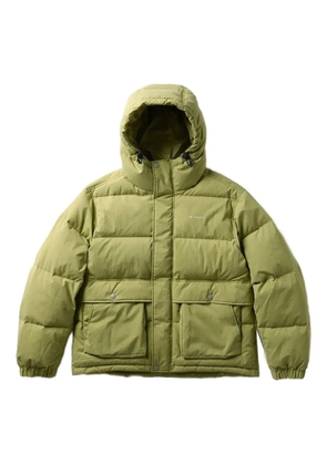 Snow Peak hooded padded jacket - Green