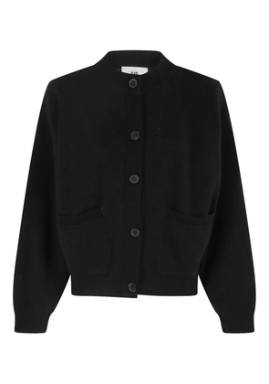 SOLOTRE pocket cardigan - Black