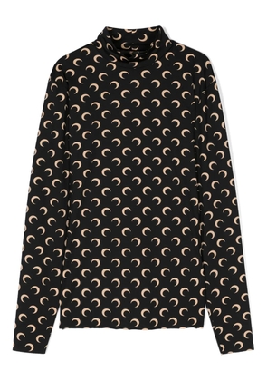 Marine Serre Regenerated Second Skin top - Brown