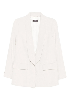 Peserico corduroy blazer - White