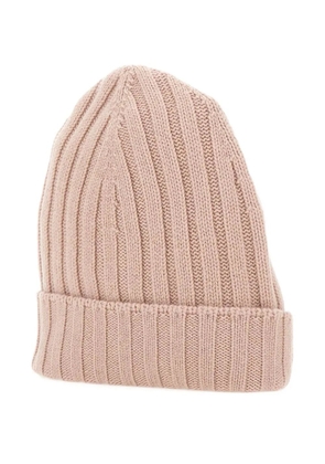 Gran Sasso ribbed beanie hat - Pink