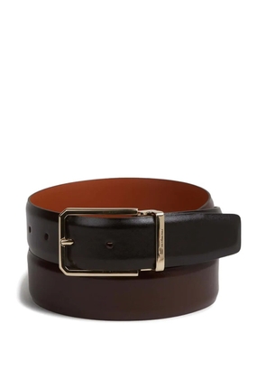 Santoni buckle leather belt - Brown