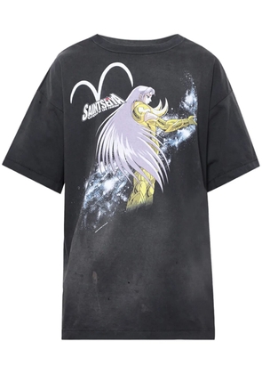 SAINT MXXXXXX MU-print T-shirt - Black