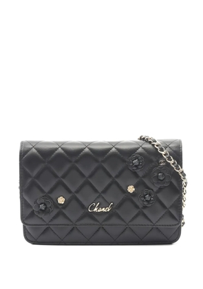 CHANEL Pre-Owned 2019 matelasse chain shoulder bag - Black