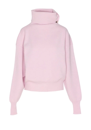 Haikure long-sleeve turtleneck sweater - Pink