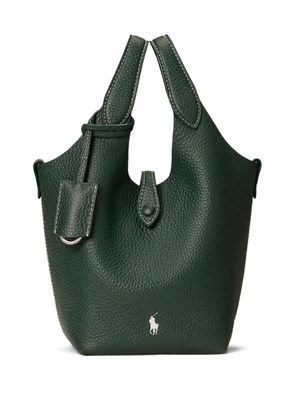 Polo Ralph Lauren Polo Play pebbled-leather tote bag - Green