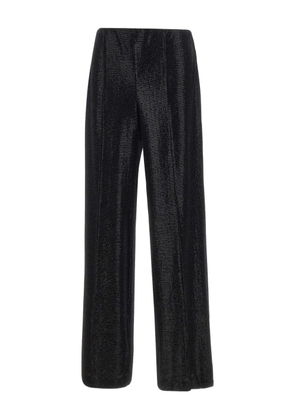 ELENA MIRO` sequin-embellishment trousers - Black