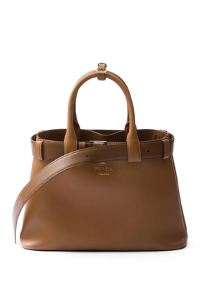 Prada medium Buckle tote bag - Brown