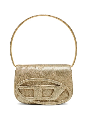 Diesel 1DR glitter-embellished shoulder bag - Gold