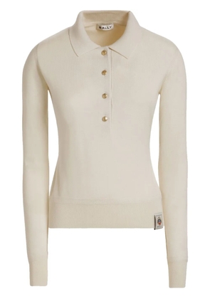 Bally knitted polo shirt - Neutrals