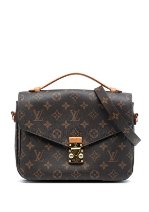 Louis Vuitton Pre-Owned 2019 Monogram Pochette Metis satchel - Brown