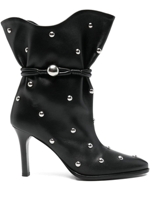 ISABEL MARANT 100mm Lolya studded leather boots - Black