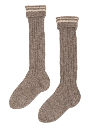 Maison Margiela Shetland wool socks - Grey